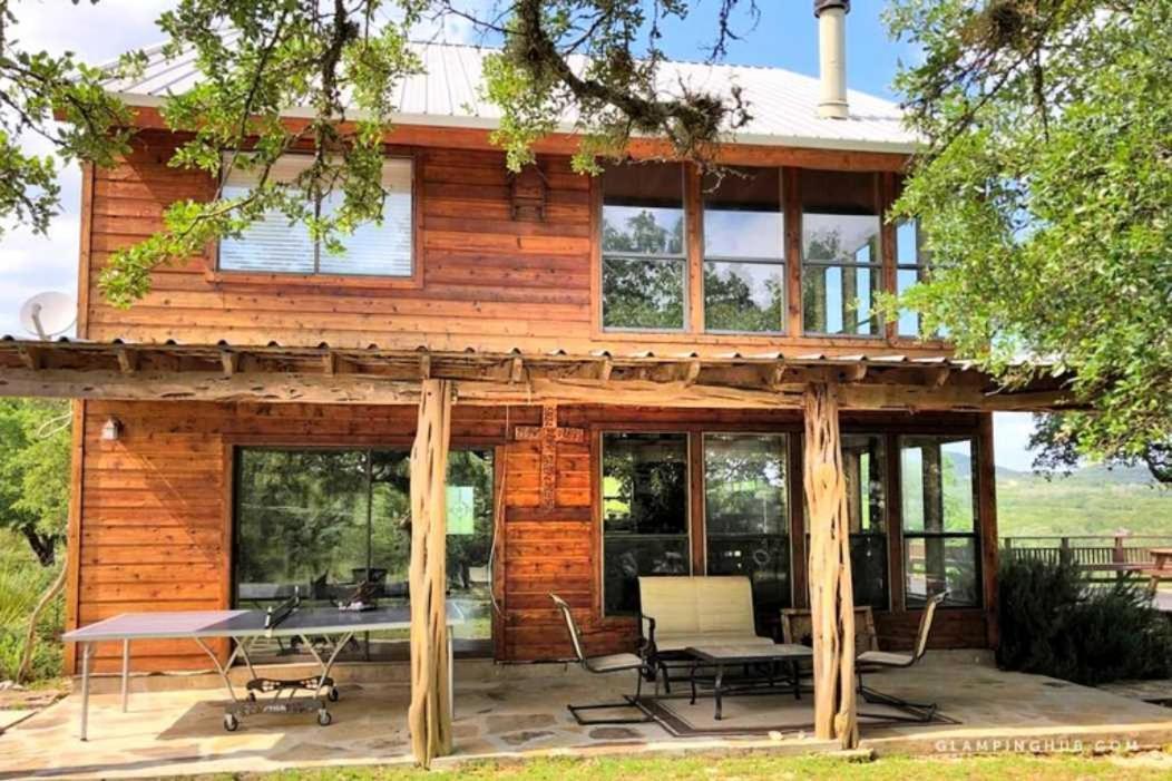 Hotel Rockin' B Ranch Bluff House Pipe Creek Exteriér fotografie